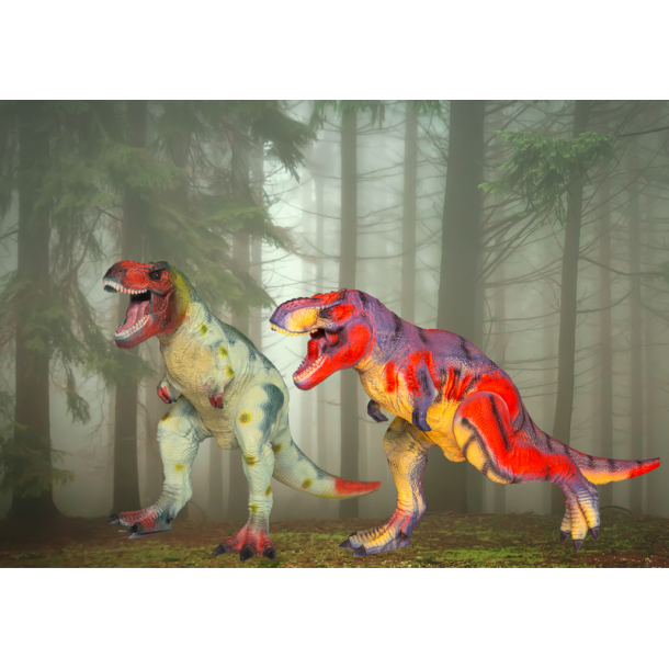 Dinossauro Tiranossauro Rex Articulado 25cm Vinil Macio