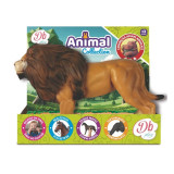 Leão De Vinil Médio 20cm Animal Da Selva Brinquedo Infantil