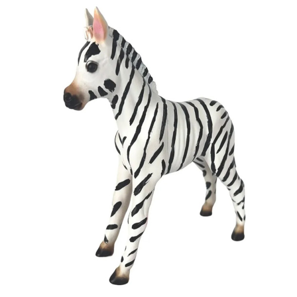 Zebra De Vinil 16cm Animal Da Selva Colecionável DB Play