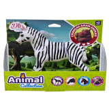 Zebra De Vinil 16cm Animal Da Selva Colecionável DB Play