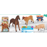Kit Fazendinha M Cartela Animais Em Vinil Macio DB Play