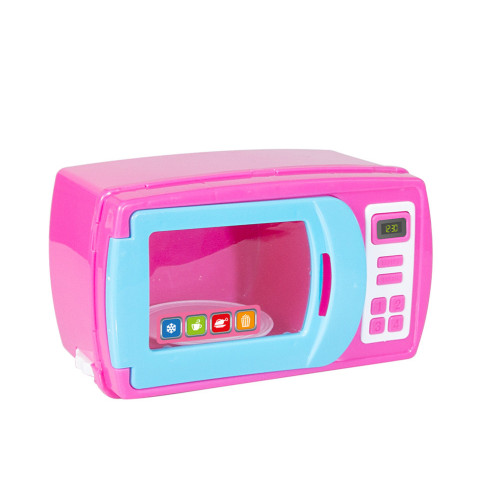 Micro-ondas Mini De Brinquedo Com Prato Giratório BS Toys