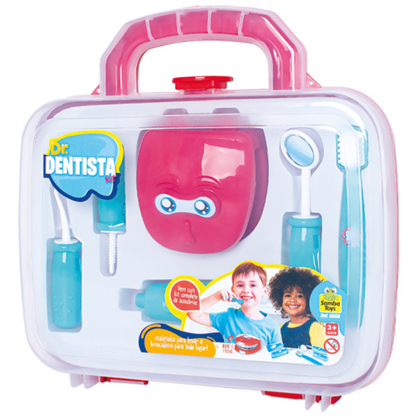 Dr Dentista Maletinha Maleta Doutor Infantil Conjunto
