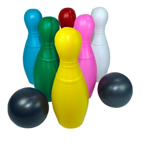 Boliche 6 Pinos com duas Bolas Jogo Mini Toys Brinquedo Boliche 6 Pinos com duas Bolas Jogo Mini Toys Brinquedo
